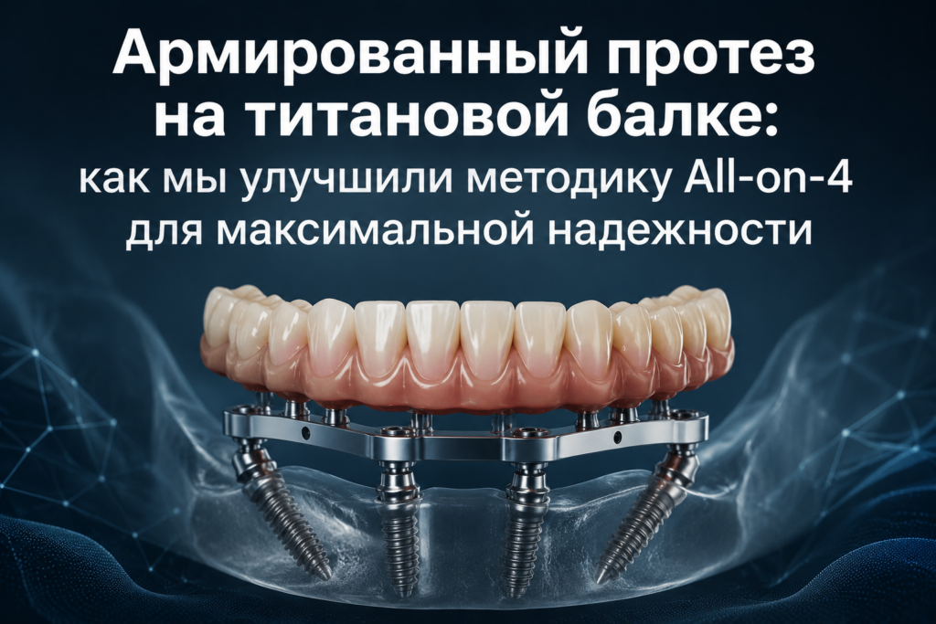 Имплантация зубов All-on-4: какой протез на балке лучше и надежнее в Espadent