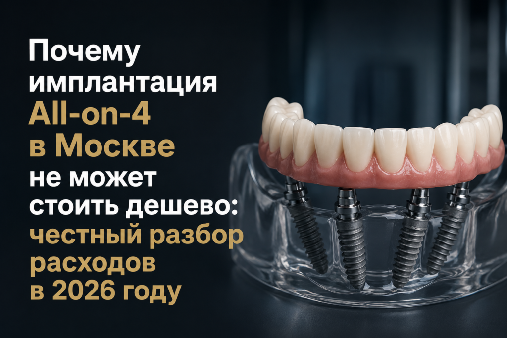 Честная цена имплантации зубов All-on-4 в Москве: разбор расходов от Espadent