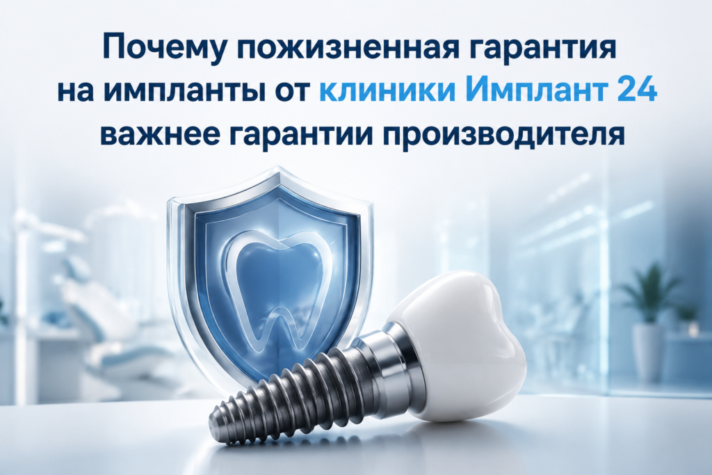 Пожизненная гарантия на импланты: почему ответственность клиники важнее заводской. Разбираем, как Espadent гарантирует результат через цифровые протоколы и собственные лаборатории. Узнайте, почему уверенность в системе важнее бренда материалов и как избежать переделок, выбрав комплексное лечение зубов без скрытых доплат, страха и боли.