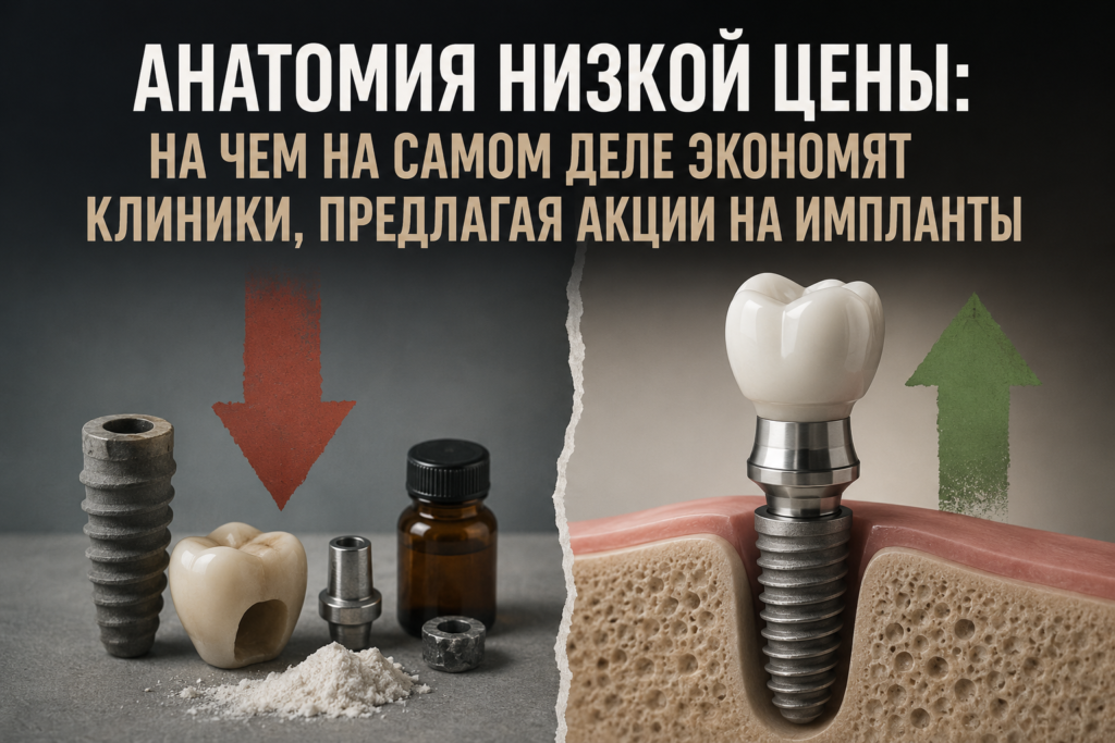 Вся правда про дешевые акции на имплантацию зубов: на чем экономят клиники? Честная установка импланта без обмана в Espadent.