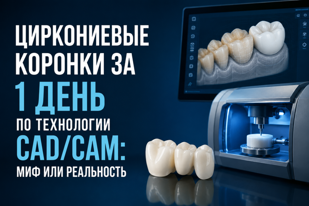 Циркониевые коронки за 1 день: технология CAD/CAM в Espadent — правда или миф? Разбираем преимущества цифровой стоматологии, точность изготовления и долговечность конструкций. Узнайте, как восстановить эстетику улыбки быстро и без лишних визитов в клинику. Читайте честный обзор экспертов Espadent.