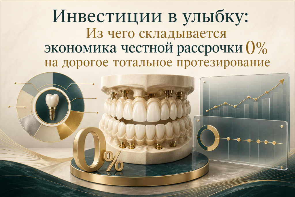 Имплантация зубов в рассрочку 0%: как спланировать тотальное протезирование в Espadent без лишних переплат и страха.