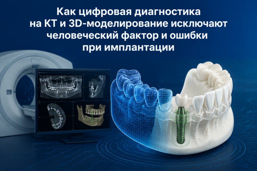Цифровая имплантация в Espadent: почему 3D-моделирование исключает ошибки?