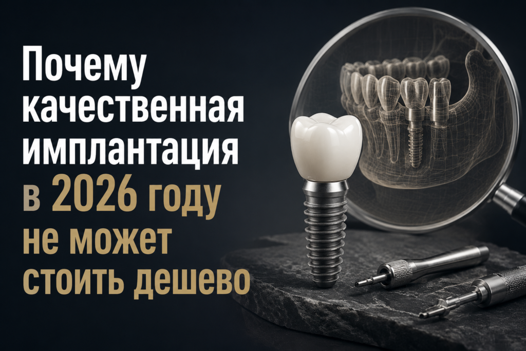 Почему имплантация зубов в 2026 году не стоит дешево: скрытые риски и честный разбор цены в Espadent. Установка за один визит без боли и навязанных услуг. Узнайте, как сэкономить на годы вперед, выбрав качество вместо переделок. Рассрочка без переплат и экспертный подход. Верните уверенную улыбку в Espadent без страха и лишних затрат.