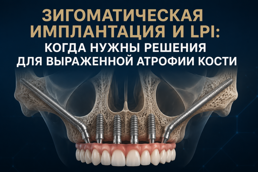 Зигоматическая имплантация и LPI в Москве: честные цены и решения Espadent при выраженной атрофии кости. Консилиум экспертов, установка за 1 визит без боли и рассрочка 0%. Узнайте стоимость скуловых имплантов и альтернативы имплантации для сложных случаев без навязанных услуг.