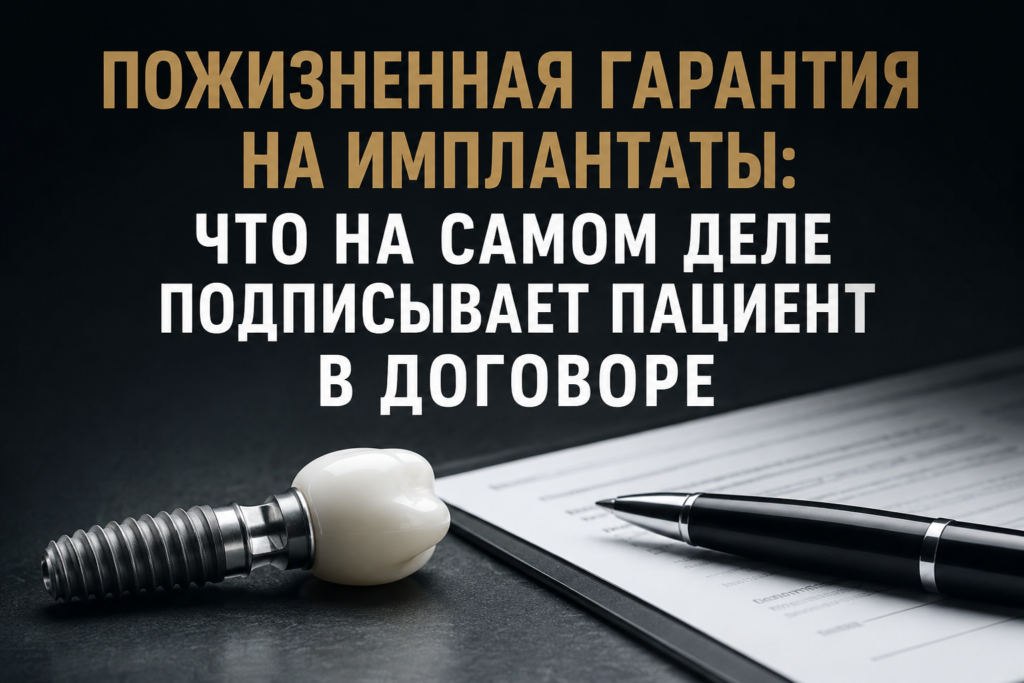 Пожизненная гарантия на имплантаты: что скрывает договор клиники Espadent