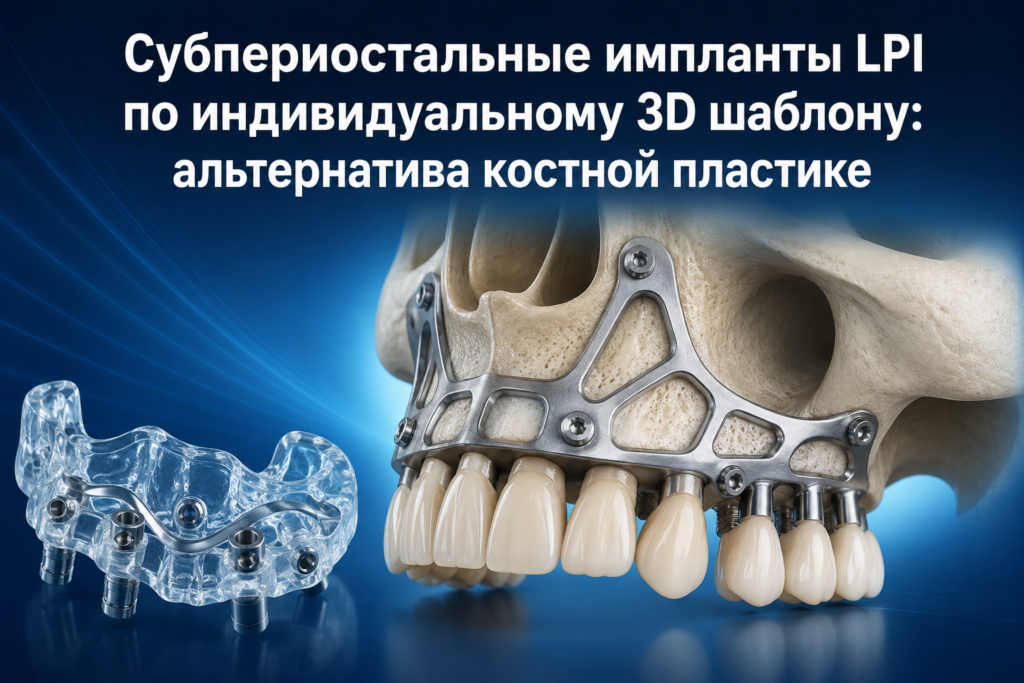 Субпериостальные импланты LPI в Espadent: альтернатива костной пластике