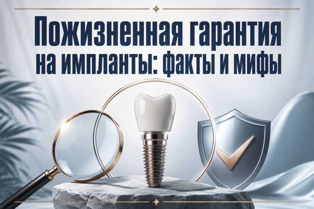 Пожизненная гарантия на импланты в Espadent: факты и мифы об имплантации зубов