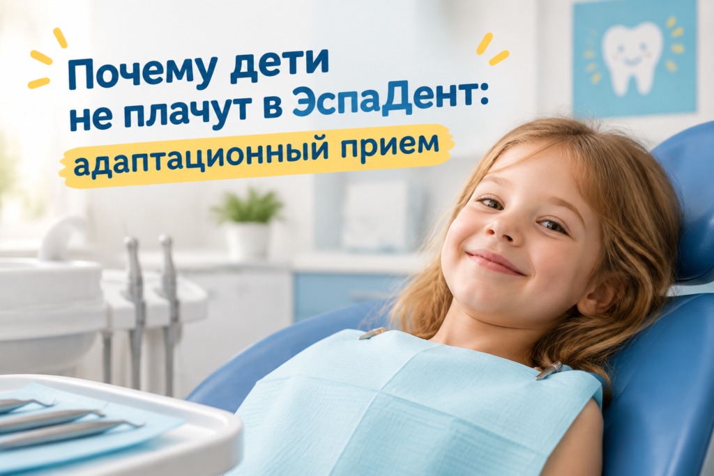 Почему дети не плачут в ЭспаДент: секрет адаптационного приема