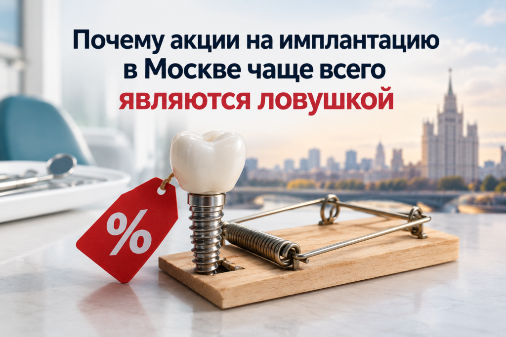 Иллюстрация к статье о стоимости имплантации зубов