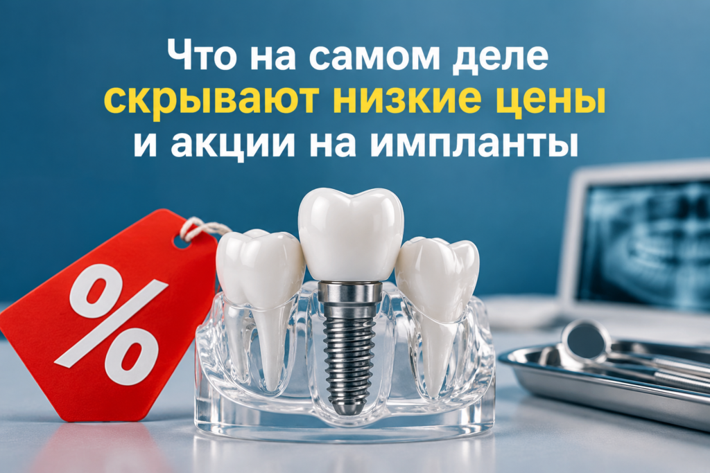 Стоматология Espadent: почему акции на импланты скрывают подвох
